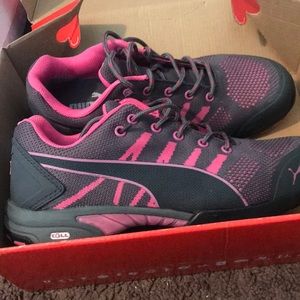 Steel toe puma sneakers